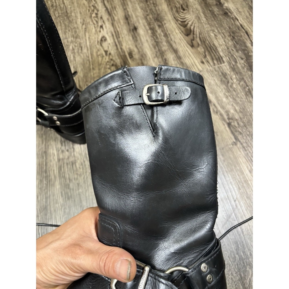 Harley-Davidson Black Leather Biker Engineer Riding Boots Women's Size 7⁠ - Picture 14 of 16
